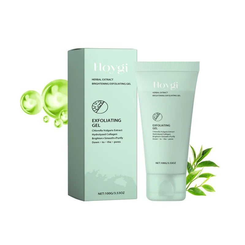 Hoygi 100g Face Exfoliating Gel Herbal Deep Cleansing Shrink Pores Blackhead Removal Moisturizing Repair Exfoliation Peeling Gel