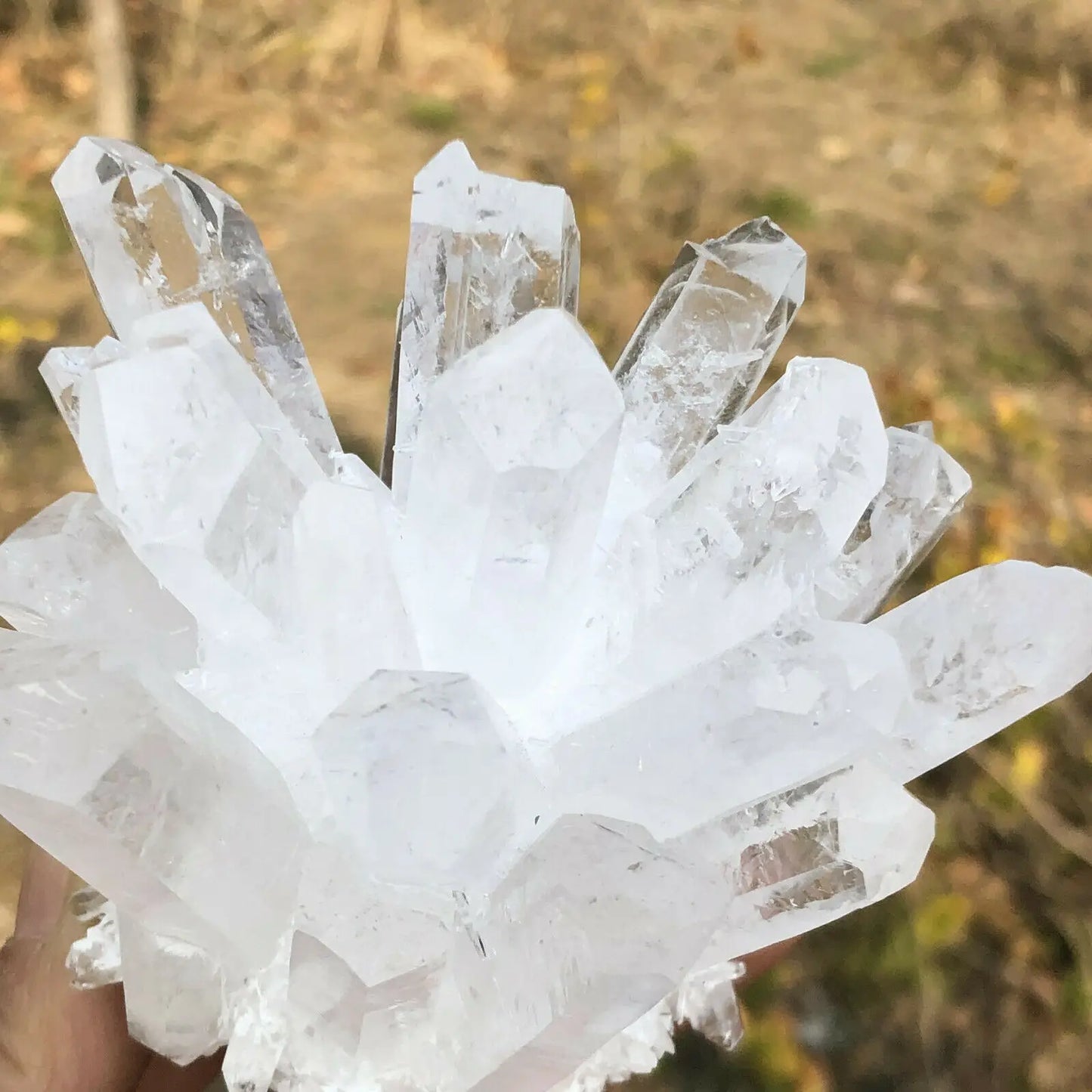 Natural quartz crystal selenite tower  reiki healing