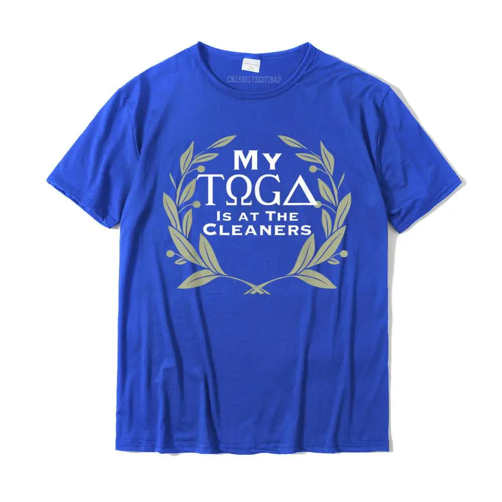 Funny Toga Party T-Shirt Hip Hop Cool Top T-Shirts Cotton Men Tops Shirt Cool Harajuku Christmas Clothing Aesthetic Tshirt