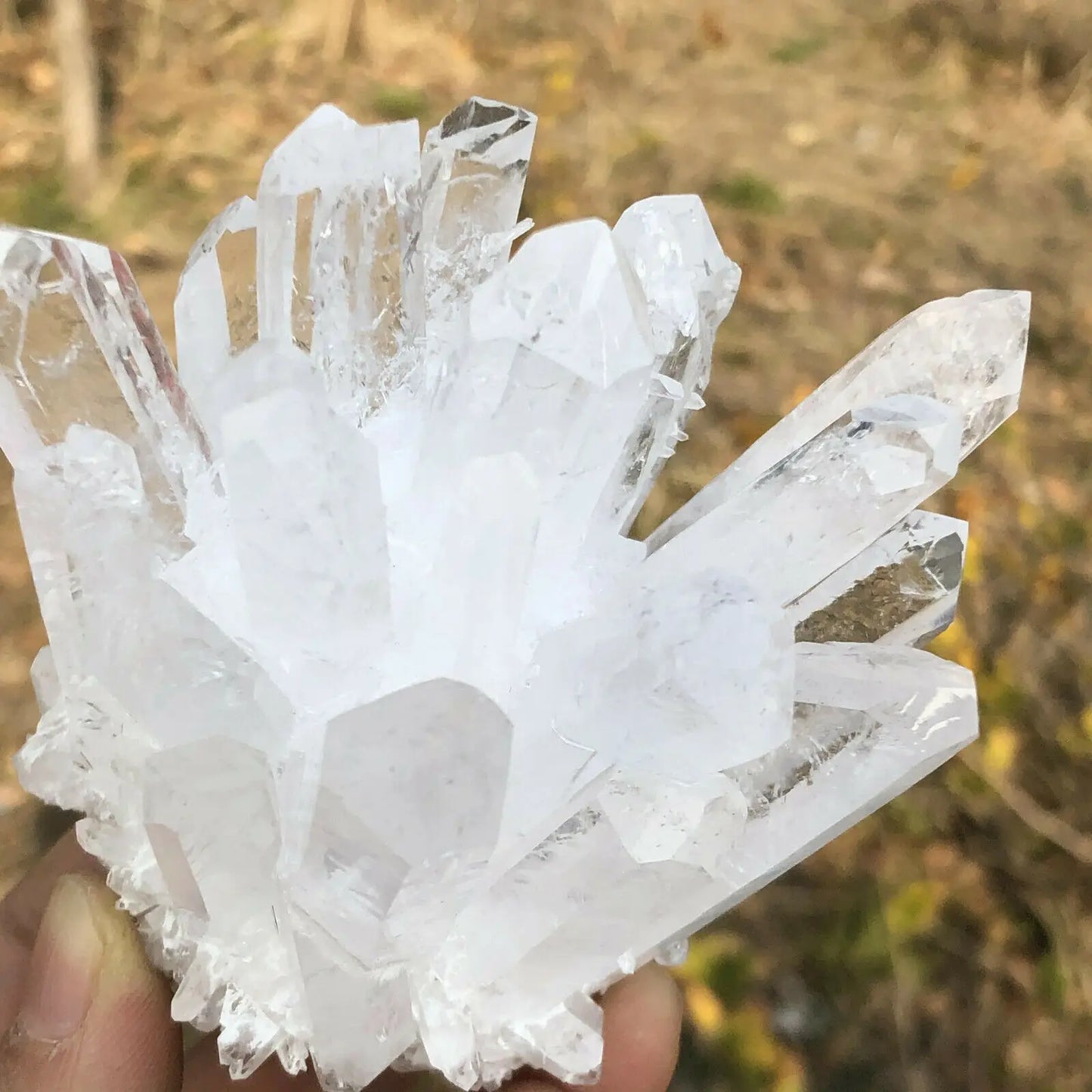 Natural quartz crystal selenite tower  reiki healing