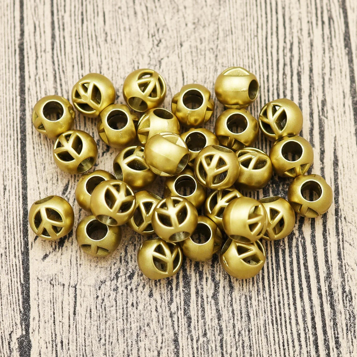 30pcs Viking Peace Sign Beard Bead Rasta Dreadlocks Updo Braid Hair Dress Clip Pin Set Biker Boho Unisex Accessories Gift