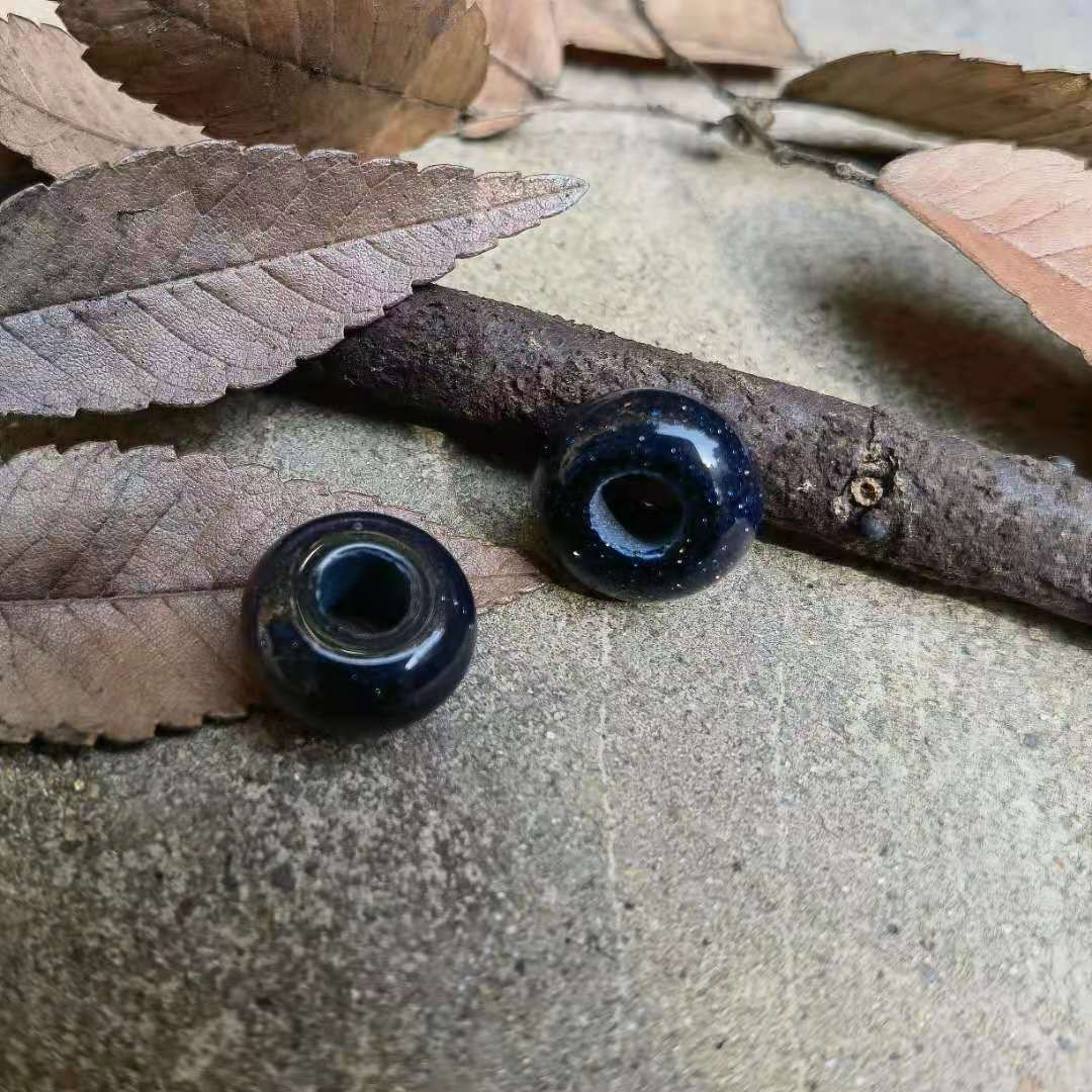 Labradorite Gemstone,  Dreadlock Beads Dreadlock Bead, Loc Bead, Boho Hair Accessories