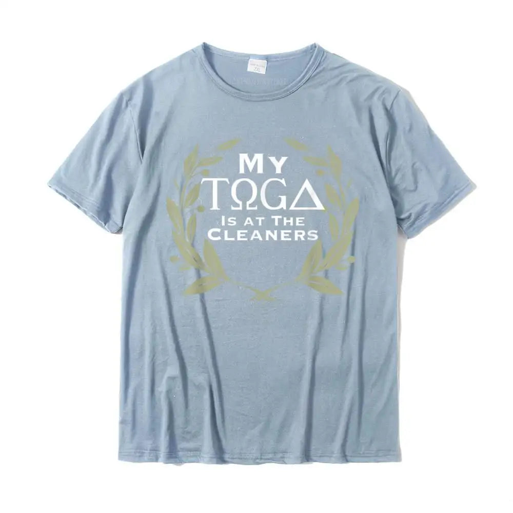 Funny Toga Party T-Shirt Hip Hop Cool Top T-Shirts Cotton Men Tops Shirt Cool Harajuku Christmas Clothing Aesthetic Tshirt