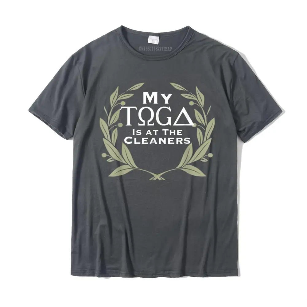 Funny Toga Party T-Shirt Hip Hop Cool Top T-Shirts Cotton Men Tops Shirt Cool Harajuku Christmas Clothing Aesthetic Tshirt