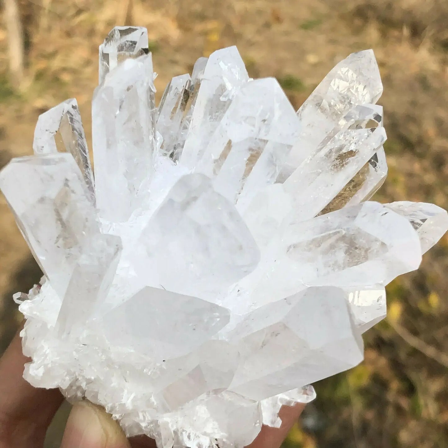 Natural quartz crystal selenite tower  reiki healing