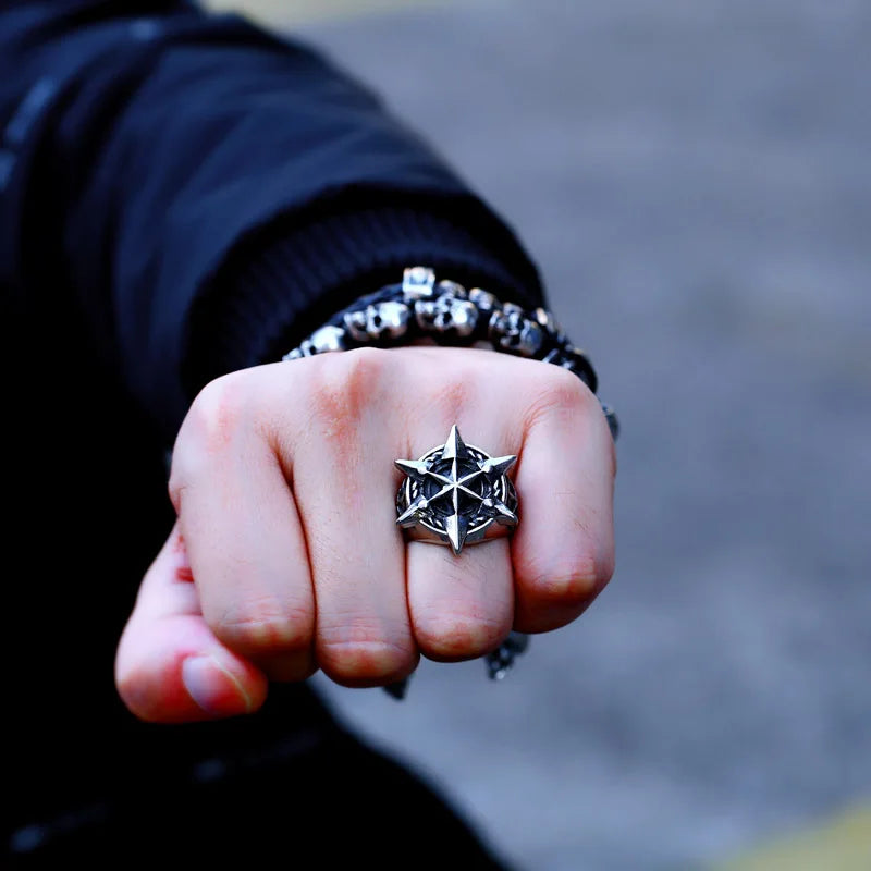 BEIER 316L Stainless Steel Classic Star of David Men Ring Unique  Hexagram Fashion Jewelry Gift  Dropshipping LLBR8-630R