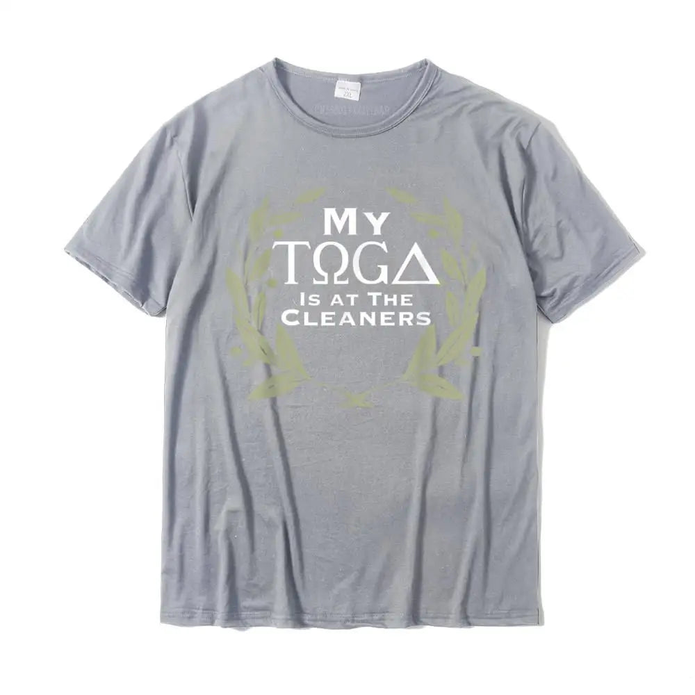 Funny Toga Party T-Shirt Hip Hop Cool Top T-Shirts Cotton Men Tops Shirt Cool Harajuku Christmas Clothing Aesthetic Tshirt