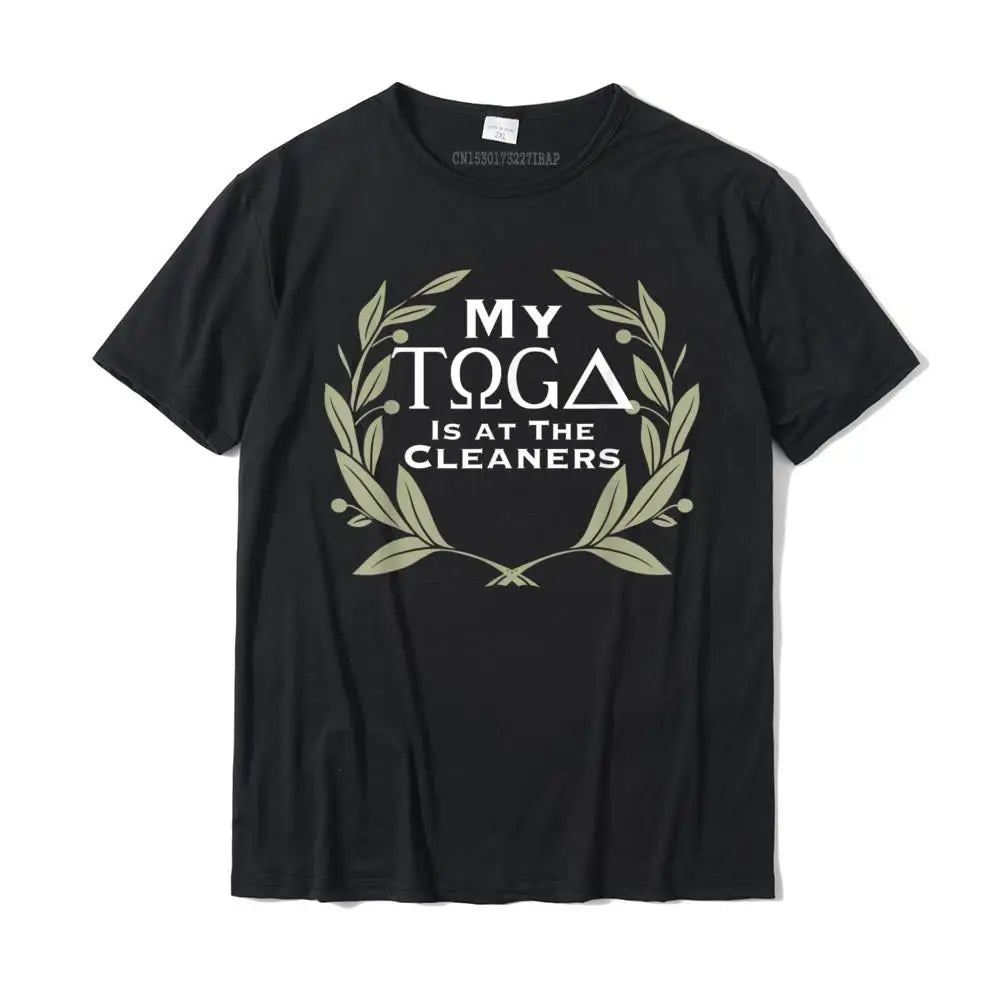 Funny Toga Party T-Shirt Hip Hop Cool Top T-Shirts Cotton Men Tops Shirt Cool Harajuku Christmas Clothing Aesthetic Tshirt