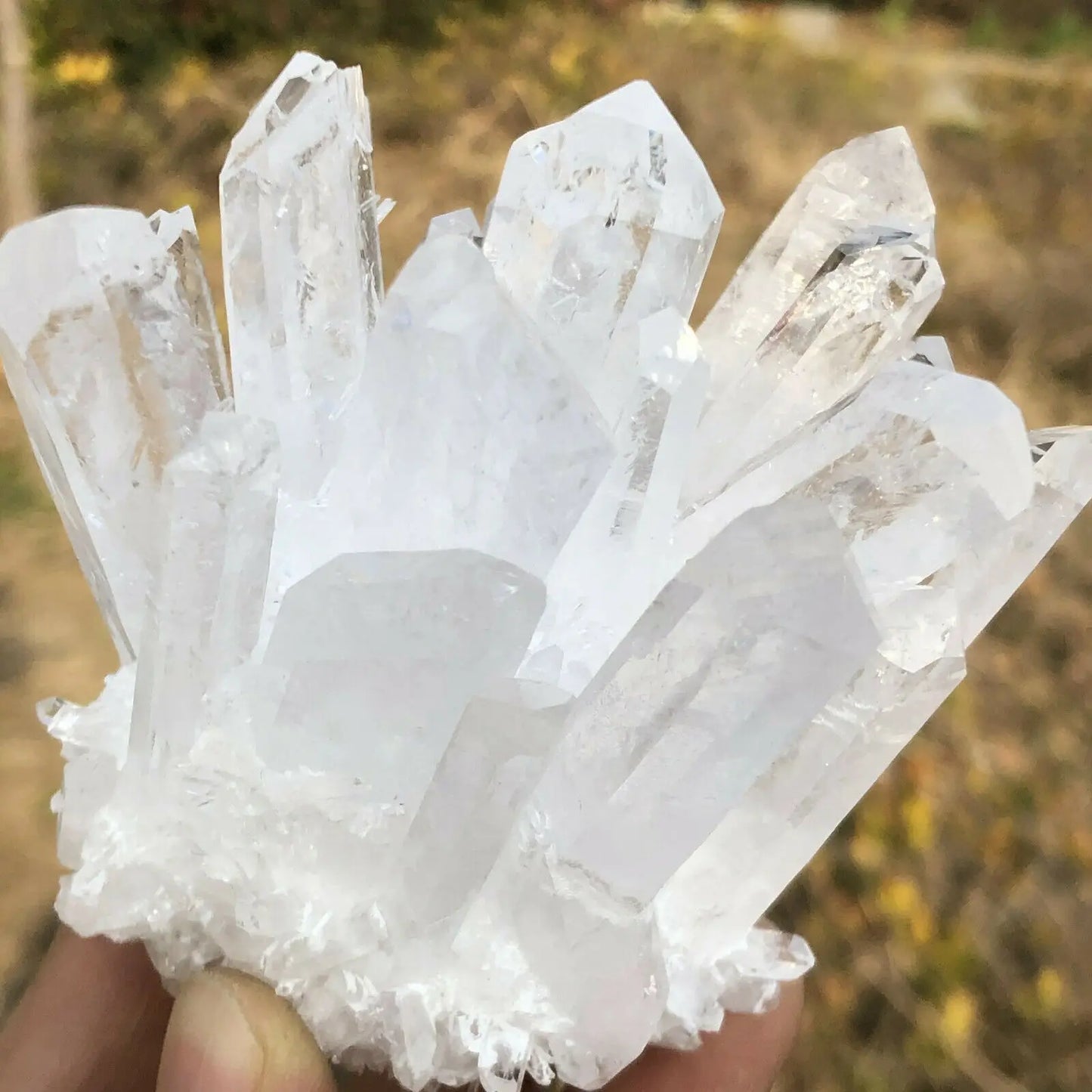 Natural quartz crystal selenite tower  reiki healing