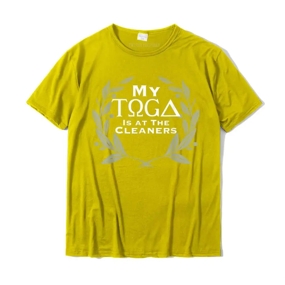 Funny Toga Party T-Shirt Hip Hop Cool Top T-Shirts Cotton Men Tops Shirt Cool Harajuku Christmas Clothing Aesthetic Tshirt