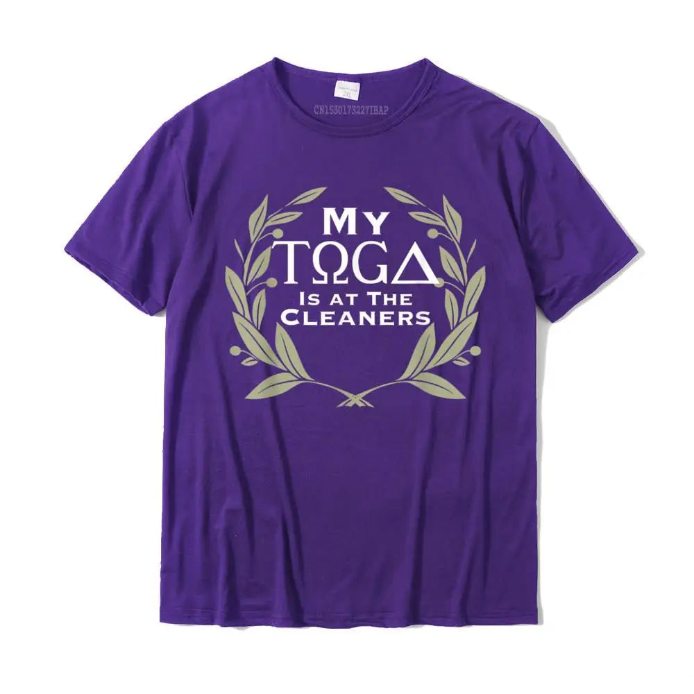 Funny Toga Party T-Shirt Hip Hop Cool Top T-Shirts Cotton Men Tops Shirt Cool Harajuku Christmas Clothing Aesthetic Tshirt