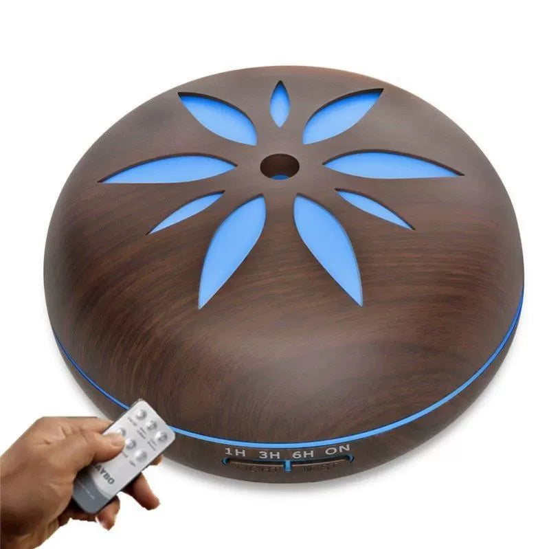 Aromatherapy Humidifier Wood Grain Household Bedroom Bedside Automatic Spray Essential Oil Dedicated Desktop Heavy Fog Ultrasonic Aroma Diffuser