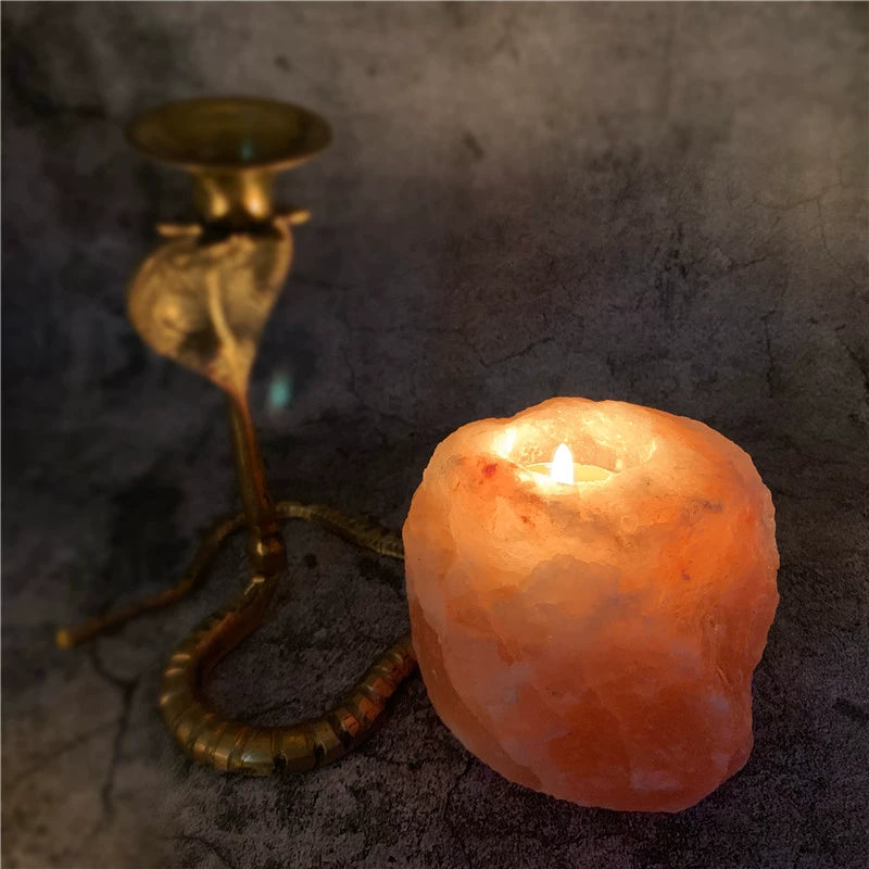 Exported to Europe Purified Natural Raw Gemstone Mineral Candlestick
