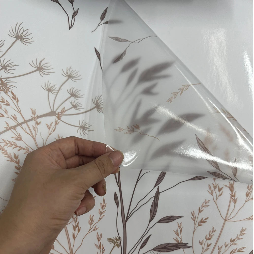 Boho Wildflowers Wall Stickers for Kitchen Glass Backsplash, Botanical Wall  Border, Peel and Stick, Dining Room Decoration