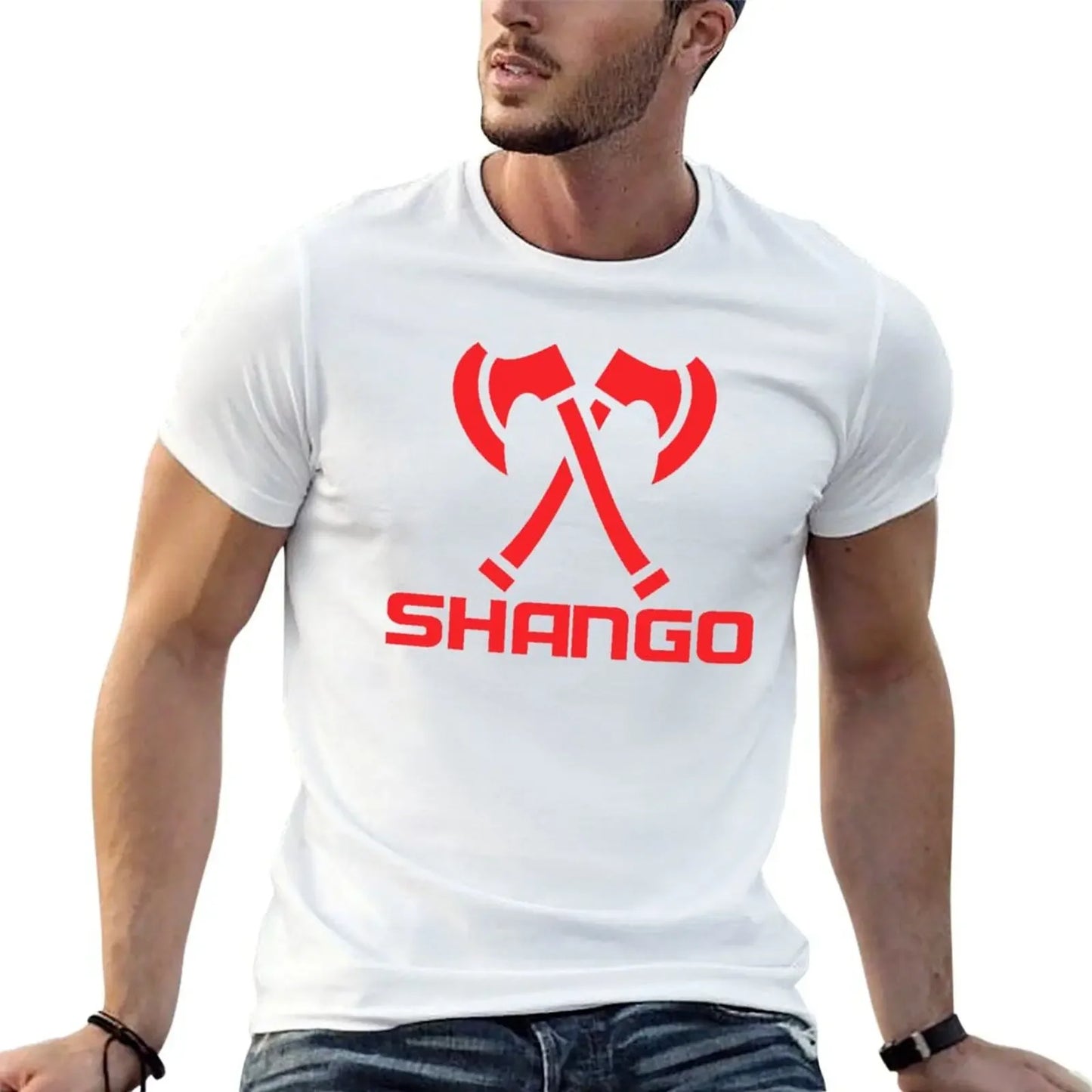Shango Orishas Yoruba Santeria T-Shirt plain vintage t shirts cotton graphic tees quick-drying mens vintage t shirts