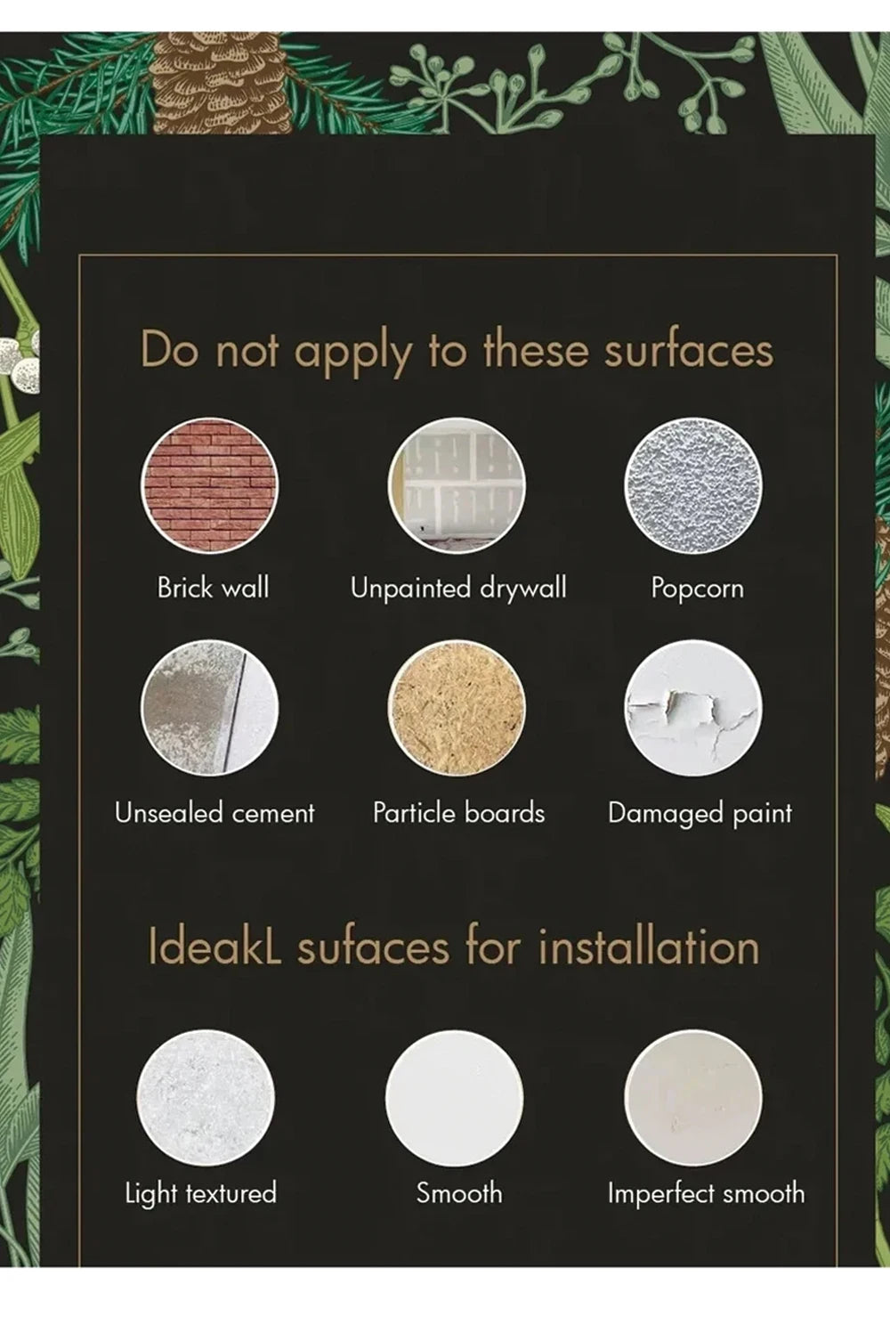 Boho Wildflowers Wall Stickers for Kitchen Glass Backsplash, Botanical Wall  Border, Peel and Stick, Dining Room Decoration