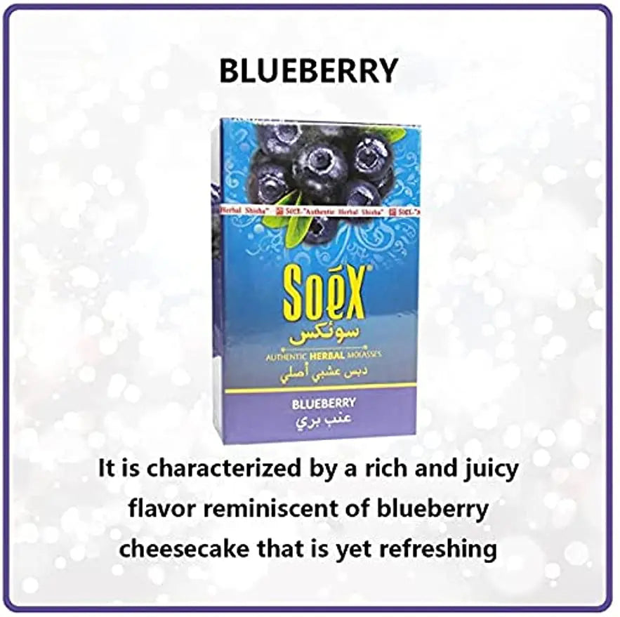 Soex Random 10pcs 500g HERBAL Shisha Fruits Premium Hookah Flavors Weed Molasses No 0%  Nicotine Free 0%