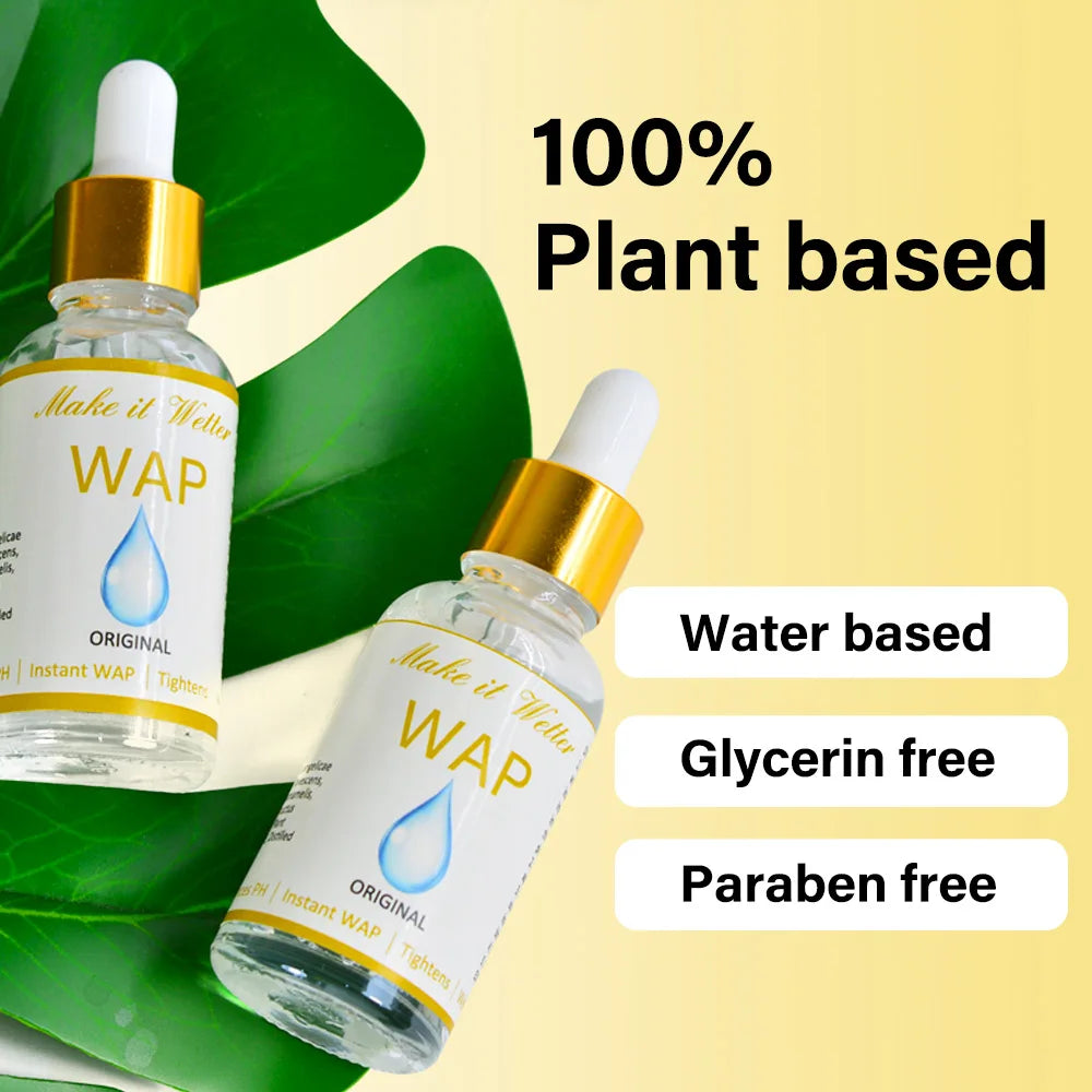 30ml Herbal Yoni Slime Gel "WAP" Intimate PH Balance Vaginal Lubrication Wetness Tightening WAP Oil Gentle No Irritation