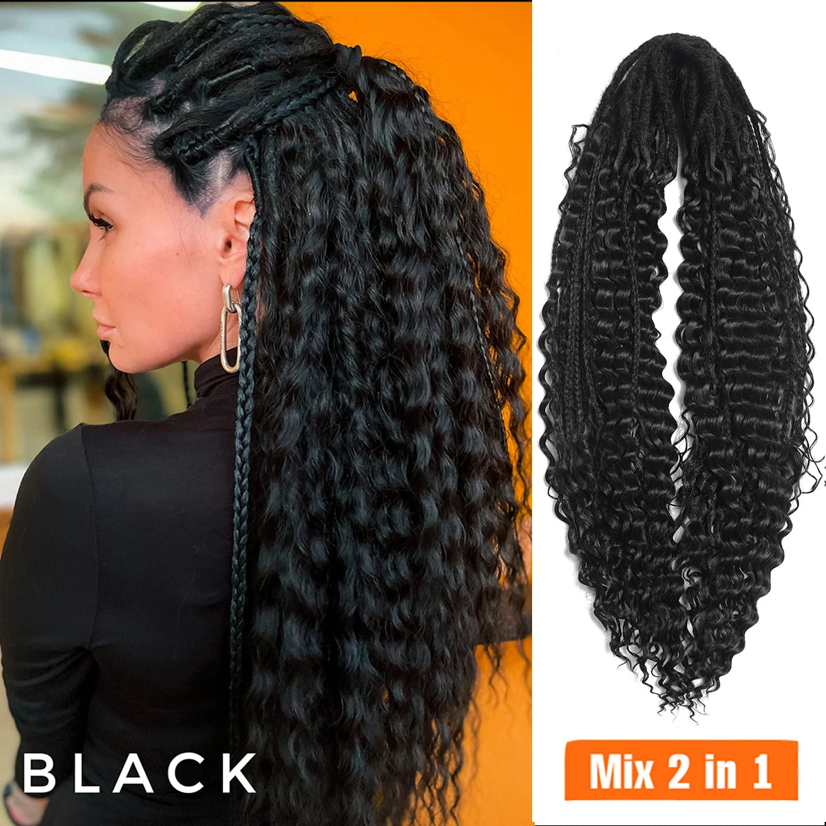 Double Ended Synthetic Dreadlock Extensions  Ombre Blonde Boho Crochet Hippie Dreads 10 Strands Handmade Bohemian Box Braids