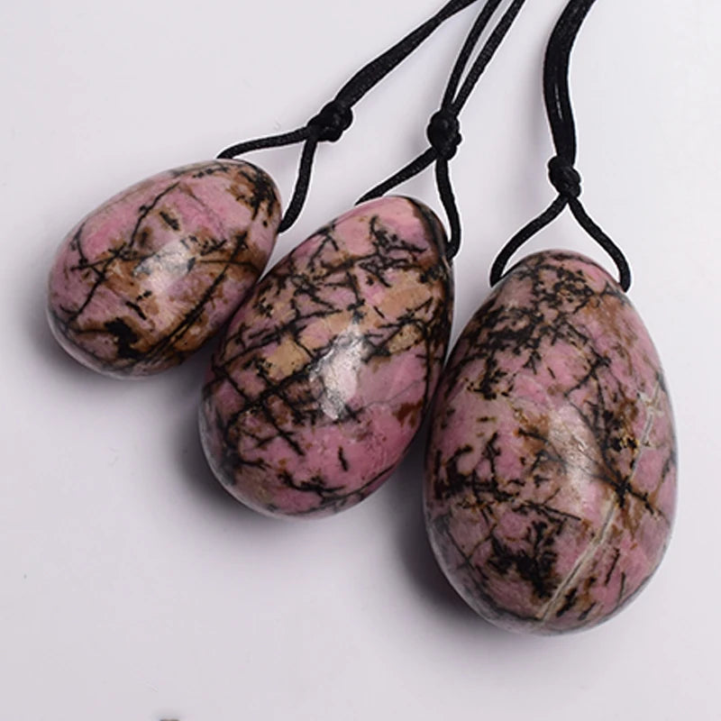 3 PCS Natural Jade Stone Yoni Egg Set Massage Vaginal Balls Muscle Kegel Exercise Women Tightening Crystal Ball  Kegel Exerciser