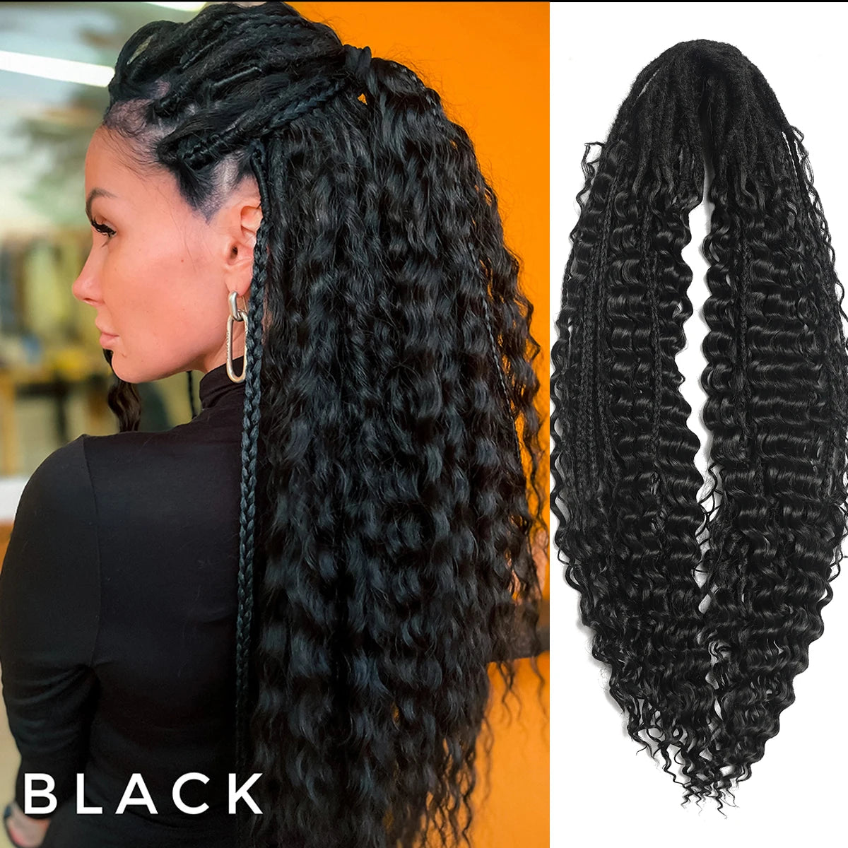 Double Ended Synthetic Dreadlock Extensions  Ombre Blonde Boho Crochet Hippie Dreads 10 Strands Handmade Bohemian Box Braids