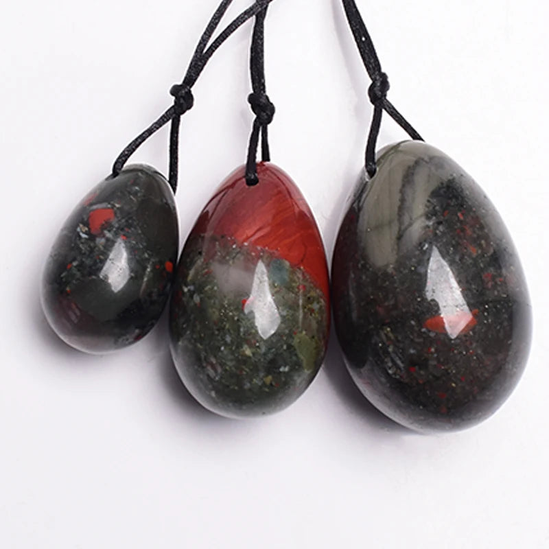 3 PCS Natural Jade Stone Yoni Egg Set Massage Vaginal Balls Muscle Kegel Exercise Women Tightening Crystal Ball  Kegel Exerciser
