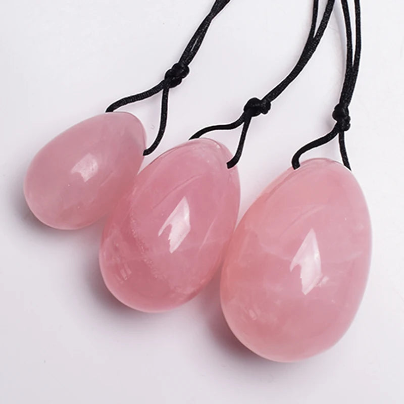 3 PCS Natural Jade Stone Yoni Egg Set Massage Vaginal Balls Muscle Kegel Exercise Women Tightening Crystal Ball  Kegel Exerciser