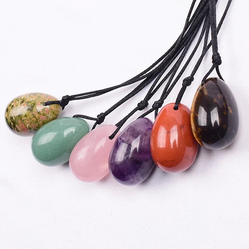 3 PCS Natural Jade Stone Yoni Egg Set Massage Vaginal Balls Muscle Kegel Exercise Women Tightening Crystal Ball  Kegel Exerciser