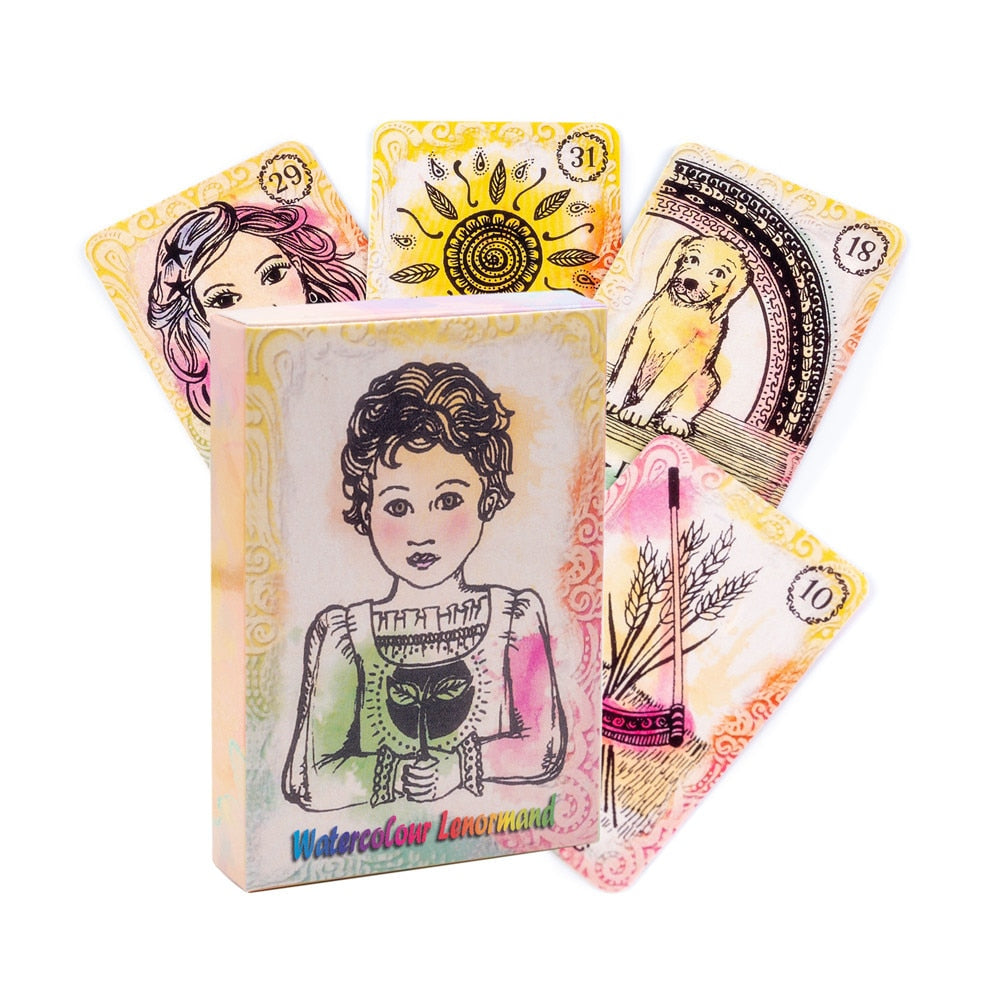 Newest clair de lenormand oracle cards Fate Divination Tarot Card Board Game With Online Guidebook For Adult Children Game