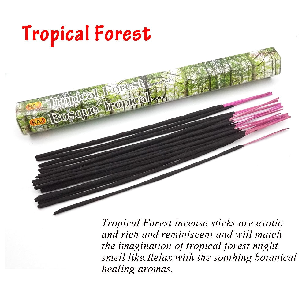 1 Box Incense Sticks White Sage Indian Flavor Incenses for Home Bedroom Meditation Yoga Fresh Air Scent Aroma Lavender Fragrance